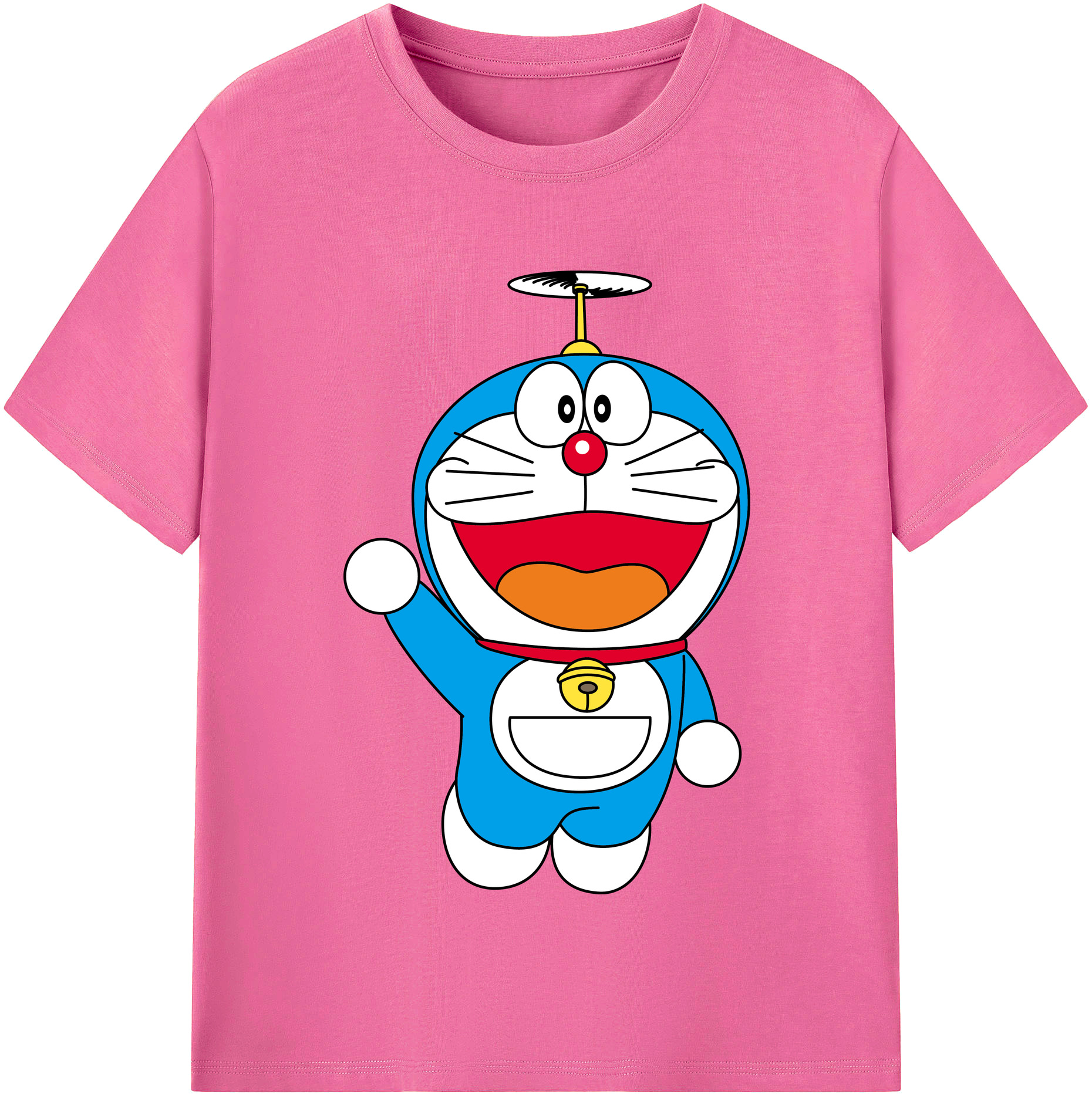 （画像用） ドラえもん Doraemon レディースカジュアルプリントTシャツ（綿100％）